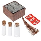 Housoutil Andenken Satz Aufbewahrungsbox für Milchzähne und Lanugohaar Bpa Freie Erinnerungsbox...