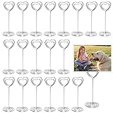 25Pcs Kartenhalter Fotohalter Clip Herz Kartenhalter Hochzeit Platzkartenhalter Foto Memo Bilder...