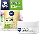 NIVEA Natural Balance Straffende Tagespflege (50 ml), Feuchtigkeitscreme mit Bio Klettenwurzel...