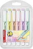 Textmarker - STABILO swing cool Pastel - 6er Pack - mit 6 verschiedenen Farben