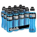 Powerade Sports Mountain Blast, kalorienarmes Sportgetränk mit Fruchtmix-Geschmack, mit...