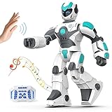 VATOS Roboter Kinder Spielzeug, 40CM Groß Ferngesteuerter , Programmierbar RC Roboter mit Gesten-...