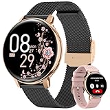 SWGOTA Smartwatch Damen, 1,39' Fitnessuhr mit Telefonfunktion 24H Pulsuhr SpO2 Schlafmonitor...
