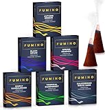 Fumino Räucherkegel-Set Essentiell Multipack - Frische Räucherkerzen mit Masala Agarbatti Joss...