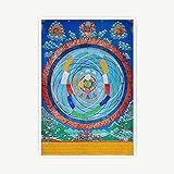 CRTTRC Tibetanische Thangka Dekorative Malerei Inkjet Druck Poster Bilder Schlafzimmer Leinwand...
