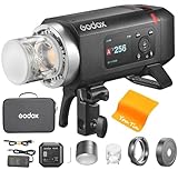GODOX AD400 Pro II TTL Kamerablitz 400Ws, Bowens Adapter Speedlight 2,4G Wireless X HSS 1/8000s,...