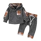 Shiningbaby Baby-Elefant-Trainingsanzug-Jungen-Mädchen-mit Kapuze, Grau 2, 6-12 Monate...