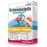 Schimmeltest (Schimmel-Schnelltest) für bis zu 12 Räume – Schimmel Test zur Untersuchung der...