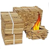 Premium Eiche Anmachholz – Besonders sauberes und trockenes Brennholz – Ideales Anfeuerholz für...