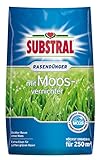 Substral Rasendünger mit Moosvernichter, 2in1 Wirkung: düngt und bekämpft Moos, mit...