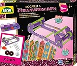Lena 42722 Rocailles Perlenwebrahmen Kinder Bastelset ab 8 Jahren - Kreative Glasperlen Armbänder...