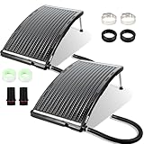 Vigevee Sonnenkollektor Poolheizung, 113x69x35cm Solarheizung Maximaler Durchfluss 10000 L/h, Pool...