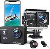 WOLFANG GA300 Action Cam 4K 60FPS 24MP Unterwasserkamera WiFi 40M wasserdichte 2.0 EIS...