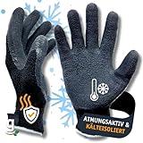 Gardazon Arbeitshandschuhe Winter thermo Griff – Größe 9, 1 Paar - Atmungsaktiv...