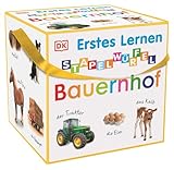Erstes Lernen Stapelwürfel. Bauernhof: 10 stabile Stapelwürfel aus Karton zum Spielen, Entdecken...