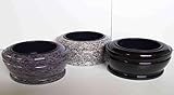 designgrab Granit-Grabschale Exclusiv-Grande Schwedisch Black schwarz 40 cm, poliert & würdevoll