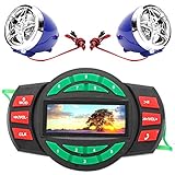 Ausla Wasserdichter LCD-Motorrad-MP3-Player, ABS-Material, FM-Radio, Unterstützt USB und TF-Karte,...