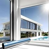 MARAPON® Sonnenschutzfolie Fenster innen [60x200 cm] Fensterfolie Sonnenschutz von innen...