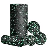 Fitnessrolle Faszienrolle Set Blackroll Foam Roller Faszien Set mit Faszienball Mini Faszienrolle...