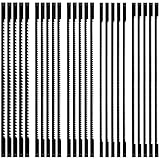 TXErfolg 25 Stück Dekupiersägeblatt 127mm Feinschnitt Laubsägeblätter mit Stift 10/15/18/20/24...
