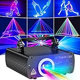Ehaho DJ Discolicht Partylicht L2600 | 3D RGB Animation Party Licht mit Fernbedienung | Musik Sound...