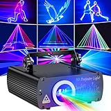 Ehaho DJ Discolicht Partylicht L2600 | 3D RGB Animation Party Licht mit Fernbedienung | Musik Sound...