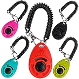 Faburo Profi Hunde Clicker, 5PCS Profi Clicker Clicker Hunde Hunde Clicker Klickertraining Set mit...