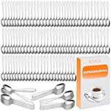 Espressolöffel 12 cm aus Edelstahl – Langlebige & ergonomische Löffel mit Spiegelglanz –...