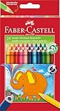 FABER-CASTELL 116524 - Jumbo Buntstifte dreikant, 5.4 mm, 24er Karton