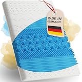 Matratzentopper ErgoFit - Made in Germany Topper 200x200cm mit optimierten 7-Zonen-Komfort -...