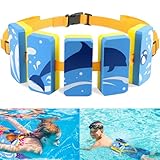 Herenear Schwimmgürtel für Kinder 3-6 Jahre, Einstellbare Schwimmhilfe mit 5 Blockelementen &...