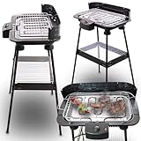 BITUXX Elektrischer Grill Standgrill Balkongrill Gartengrill Elektrogrill 2200 Watt auch als...
