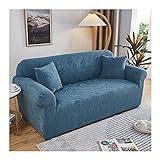 AmDxD Sofabezug 1 Sitzer, Vintage Blatt Sofaüberzug Möbelschutz mit Elastischem für Wohnzimmer,...