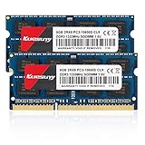 Kuesuny 16 GB Kit (2 x 8 GB) DDR3 1333 MHz Sodimm Ram Laptop PC3-10600 Arbeitsspeicher PC3-10600S...