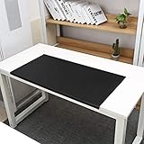 SK Studio Schreibtischunterlage mit Kantenschutz wasserdichte PU Leder, rutschfeste mit...