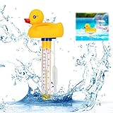Schwimmende Pool Thermometer, Floating Pool Thermometer Wasser Temperatur Thermometer...