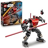 LEGO Star Wars 75411 Darth Maul Mech Bauspielzeug - Spiel- und Ausstellungsfigur mit doppelklingigem...