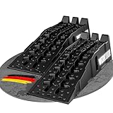 WERKTHOR Auffahrrampe PKW - [2er Set] Auffahrrampen für maximalen Halt [