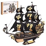 ROKR Seepferdchen Barke MCB02 3D Puzzle Holz Modellbausatz Erwachsene Bauen Schiffsmodell Bausatz...