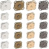Minnhua 20 Stücke Magnetknöpfe Nähen Magnetverschlüsse Schmuck Bekleidungszubehör Magnetische...
