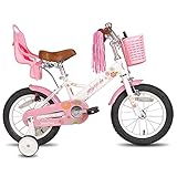 JOYSTAR Little Daisy 16 Zoll Kinderfahrrad für 4 5 6 7 Jahre Mädchen Kleinkinderfahrrad mit...