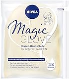NIVEA 70189-01518-00 Magic Glove Waschhandschuh für Gesicht und Augen,
