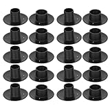 Jwthee 10 Paar Kickertisch-Ersatzbuchsen, Schwarze Fußball-Lagerstangen,...