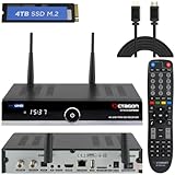 OCTAGON SF8008 UHD 4K Supreme Twin Sat Receiver + 4TB Festplatte INTERN + NONIC HDMI Kabel, 2X...