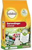 Solabiol Bio Gartendünger Universal mit Sofort- und Langzeitwirkung für Obst, Gemüse und...