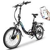 KAISDA E-Bike Klapprad Elektrofahrrad 20 Zoll Mit 250W Motor 36V 13Ah Abnehmbarem Li-ion Akku Bis...