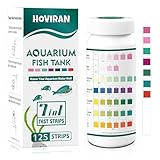 7 in 1 Aquarium Teststreifen, 125 Count Fisch Tank Teststreifen für Süßwasser Salzwasser Teich,...