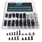 KUBOWAI Schrauben Sortiment Set,M2/M2.5/M3,für Laptop Computer Reparaturschrauben,360 Stück (18...