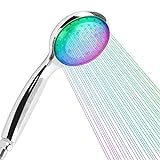 Trintion LED Duschkopf 7 Farbe Licht mit 1.5m Schlauch Duschkopf Handbrause Wassersparend Brausekopf...
