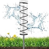 CHIVENIDO 17cm Regenmesser für Garten Frostsicher, Outdoor Regenmesser Glas Regenwassermesser...